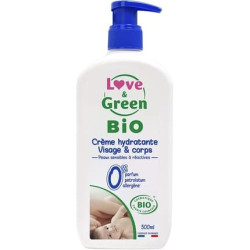 Love & Green Organic Face & Body Moisturizing Cream 500ml