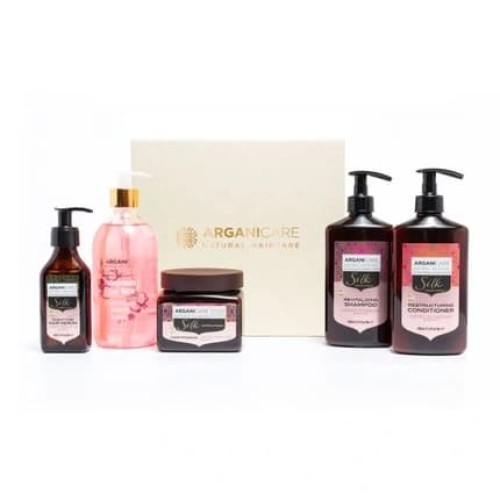Arganicare Christmas Silk Set 2024 5 Treatments - Hair Care