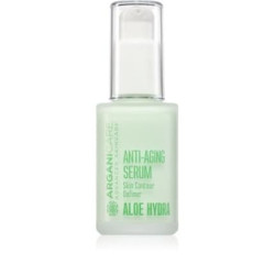 Arganicare Antiaging Serum With Aloe Vera 30 Ml Hydrating Facial Care For All Skin Types