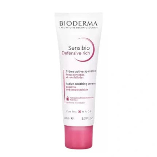 Bioderma Sensibio Defensive Rich 40ml Active Soothing Cream For Sensitive Skin