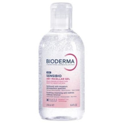 Bioderma Sensibio Ar Soothing Micellar Gel For Sensitive Skin 250ml Reduces Redness And Cleanses