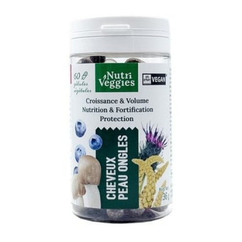 Nutriveggies Hair Skin Nails 60 Capsules