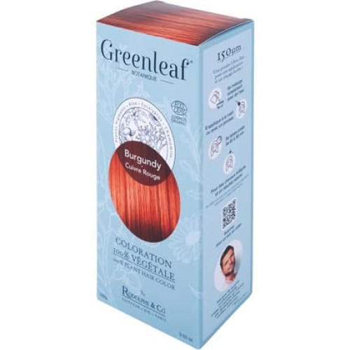 Greenleaf Colouration 100% Organic Burgundy 100g