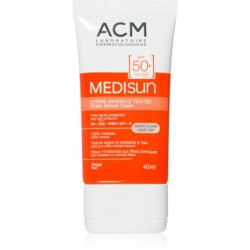 Acm Medisun Mineral Moisturizing And Toning Cream Spf 50 Light Tint 40 Ml