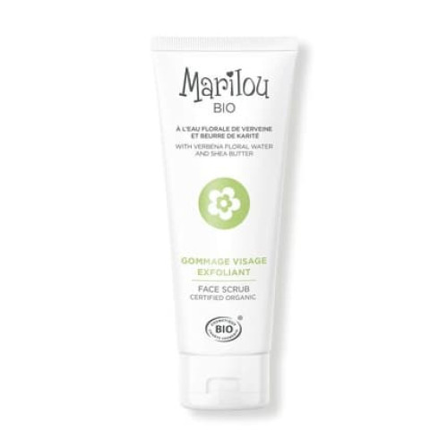 Marilou Organic Facial Scrub and Purifying Sesame Verbena Shea Butter 75ml