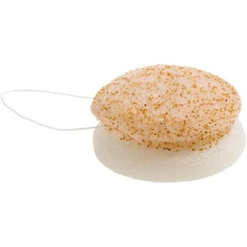 Lady Green 2 in 1 Konjac Face Sponge with Nut Shards