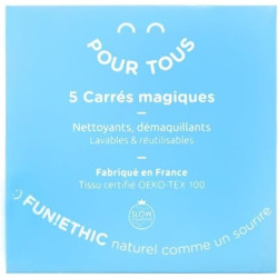 Fun'ethic Carres Magiques Washable Makeup Remover Pads Fun'ethic Carres Magiques Washable Makeup Remover Pads