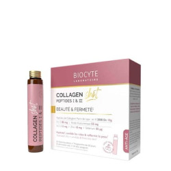Biocyte Collagen Shot Peptides I & Iii Cherry Flavor 10x25ml Ampoules