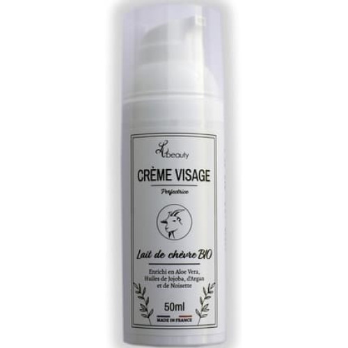 Face Cream with Organic Goat's Milk, Aloe Vera, Jojoba, and Hazelnut Oils