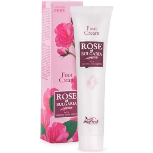 Biofresh Rose of Bulgaria Anti-microbial Foot Cream with Bulgarian Rose Water 75ml