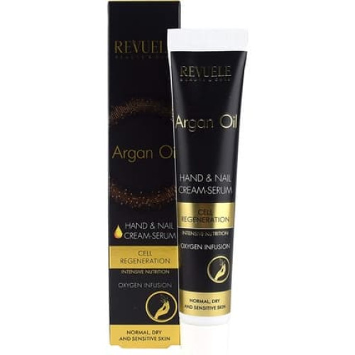 Revuele Argan Oil Hand and Nail Cream-Serum Oxygen Infusion for Normal, Dry and Sensitive Skin Revuele Argan Oil Hand and Nail Cream-Serum Oxygen Infusion for Normal, Dry and Sensitive Skin