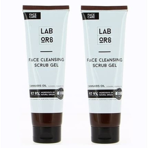 Labor8 Hemp Facial Cleansing Exfoliating Gel With Hemp Oil 250ml