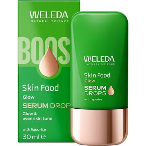 Weleda Skin Food Glow Face Serum Drops with Liquorice