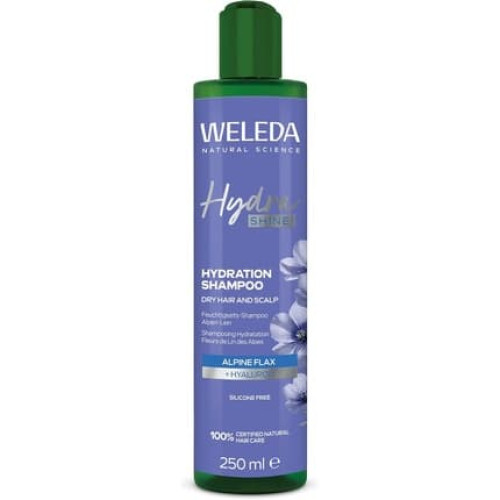 Weleda Hydra Shine Shampoo with Hyaluron and Alpine Flax for Hydration and Hair Weleda Hydra Shine Shampoo with Hyaluron and Alpine Flax for Hydration and Hair