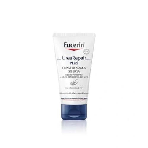 Eucerin Urearepair Plus Hand Cream 5 Urea 75ml Ideal For Dry Rough Skin