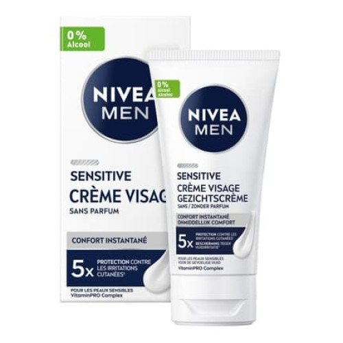 Nivea Men Sensitive Face Cream Gentle Moisturizer For Sensitive Skin