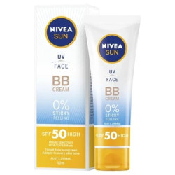 Nivea Bb Cream Face Day All Skin Types Tanned Tone Spf 50 Very High 50 Milliliters