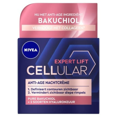 Nivea Night Cream Cellular Expert Lift Bakuchiol Antiage