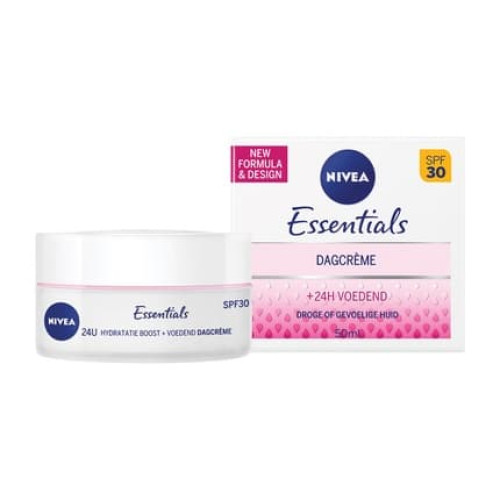 Nivea Essentials Day Cream Soothing Drysensitive Skin Spf30