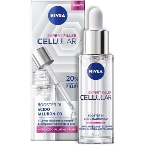 NIVEA HYALURON Cellular Filler Booster Anti-Aging Essence 30ml Moisturizing and Firming Face Serum