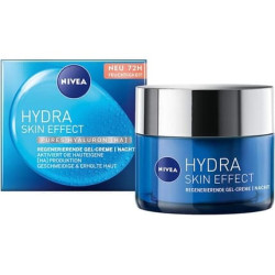 NIVEA Hydra Skin Effect Regenerating Gel Cream 50ml Night Cream with Pure Hyaluronic for 72 Hours Moisture NIVEA Hydra Skin Effect Regenerating Gel Cream 50ml Night Cream with Pure Hyaluronic for 72 Hours Moisture