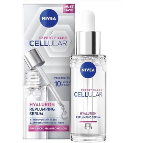 Nivea Cellular Expert Filler Hyaluronic Acid Replumping Serum 30ml - Anti-Aging