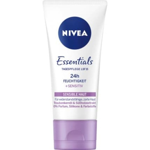 Nivea Soothing Day Cream 24h Moisture SPF 15 Fragrance-Free Face Cream