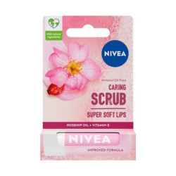 Nivea Caring Scrub Lip Peeling Wild Rose 4.8g