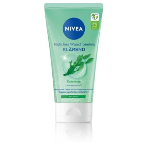 NIVEA Daily Wash Peeling without Microplastics for Deep Facial Cleansing 150ml