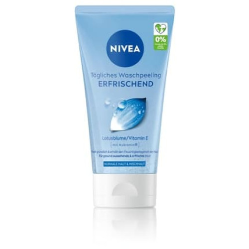 NIVEA Daily Refreshing Wash Peeling with Vitamin E for Deep Facial Cleansing 150ml