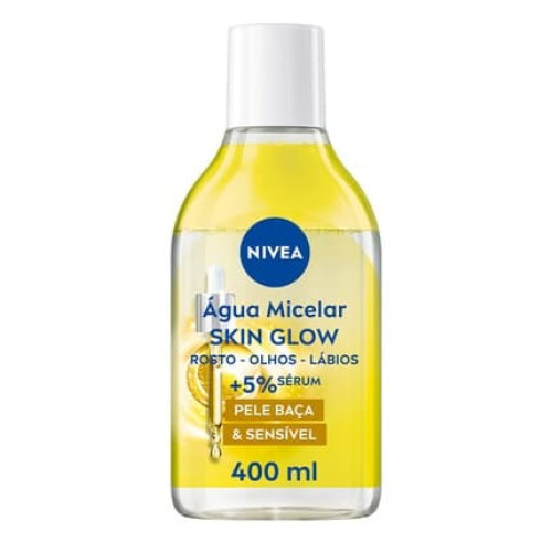 Nivea Skin Glow Micellar Water 400ml Gentle Cleansing For Sensitive Skin