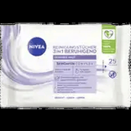 Nivea 3 In 1 Soothing Cleansing Wipes 250 Ml