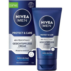 Nivea Men Protect & Care Face Care Cream Soothing Moisturizer For Men 75ml Nivea Men Protect & Care Face Care Cream Soothing Moisturizer For Men 75ml