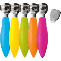 CREDO Pop Art Callus Longitudinal Plane with Rasp Clip Chrome-Plated Blue CREDO Pop Art Callus Longitudinal Plane with Rasp Clip Chrome-Plated Blue