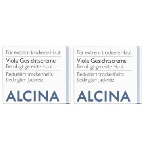 Alcina Viola Facial Cream Caring Cosmetics Soothes Irritated Skin 50ml