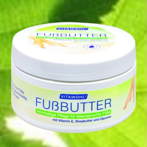 Vitawohl Foot Butter Foot Cream with Shea Butter 250ml