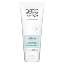 Dado Sens PurDerm Cleansing Cream 100ml for Gentle Deep Cleansing of Impure Skin - Suitable for Sensitive Skin - Therapy Support for Acne and Late Acne