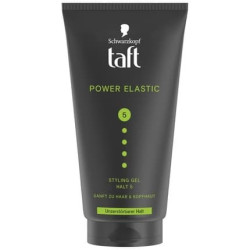 Taft Hair Gel Power Elastic Styling Gel Hold 5 For Firm Hold 150ml