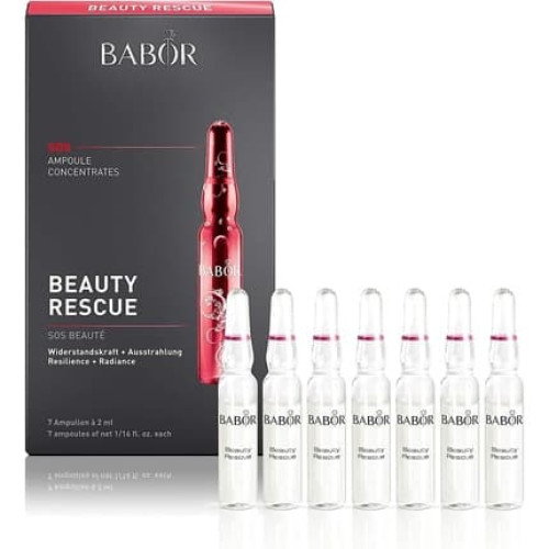 BABOR Beauty Rescue Ampoule Serum Concentrates with Epocyl and Active Marine Essence - 7 Days to Resilient and Radiant Skin BABOR Beauty Rescue Ampoule Serum Concentrates with Epocyl and Active Marine Essence - 7 Days to Resilient and Radiant Skin
