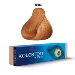 Wella Professionals Koleston Perfect Permanent Hair Dye 804 Light Blonde Copper Natural 60 Ml
