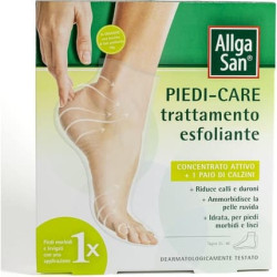 Allga San Piedi Care Moisturizing Exfoliating Foot Mask with 2 Socks