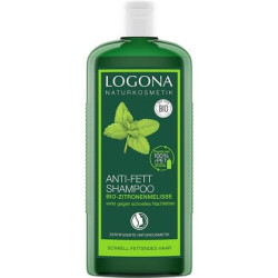 Logona Naturkosmetik Anti-Grease Shampoo Organic Lemon Balm, Gives Ease And
