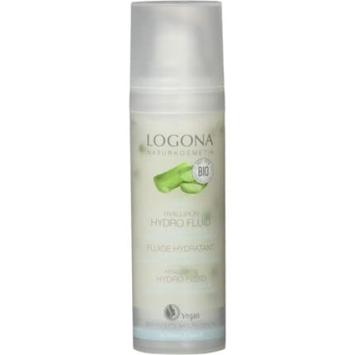 Logona Classic Hyaluron Hydro Fluid with Organic Aloe Vera and Hyaluronic Acid Black Normal