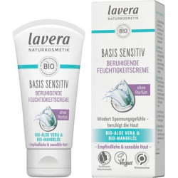 lavera Basis Sensitiv Soothing Moisturizing Cream with Organic Aloe Vera & Organic Almond Oil 50ml