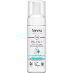 lavera basis sensitiv Cleansing Foam with Organic Aloe Vera and Almond Oil 150ml lavera basis sensitiv Cleansing Foam with Organic Aloe Vera and Almond Oil 150ml