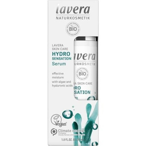 lavera Hydro Refresh Serum with Algae and Hyaluronic Acid 30ml - Vegan Natural Cosmetics