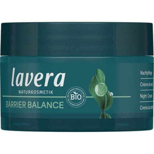 Lavera Barrier Balance Night Care Cream - Alcohol-Free, Fragrance-Free