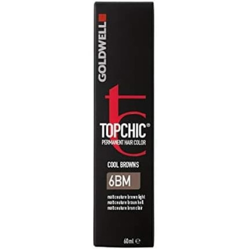 Goldwell Topchic 6BM Hair Colour Matte Brown 60ml