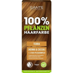 Sante Naturkosmetik 100% Plant Hair Color Powder 04 Terra Vegan Hair Sante Naturkosmetik 100% Plant Hair Color Powder 04 Terra Vegan Hair