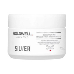 Goldwell Silver 60 Second Treatment 200ml Mask For Blonde And Gray Hair